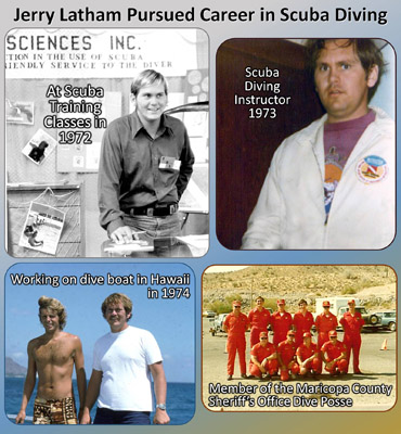 Jerry Latham scuba diving career